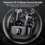 Besnoow - Auriculares Inalámbricos Bluetooth 5.3 40 Hrs