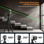 Nivel láser CIGMAN CM701T, 3x360° con trípode ajustable, Recargable.