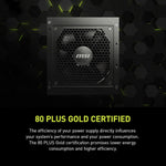MSI MAG A750GL 750W 80+ Gold Fuente de alimentacion (CAJA ABIERTA)