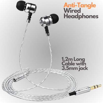 Auriculares con Cable Sephia SP3060 audio HD impulsado por Graves
