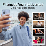 Micrófono Maono Wave T5, Inalámbrico para Tipo C iPhone Android (USADO)