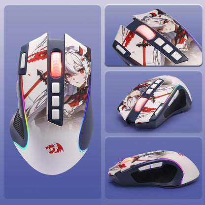 Mouse Gamer Redragon M612AK Pro RGB 8000 DPI Inalámbrico