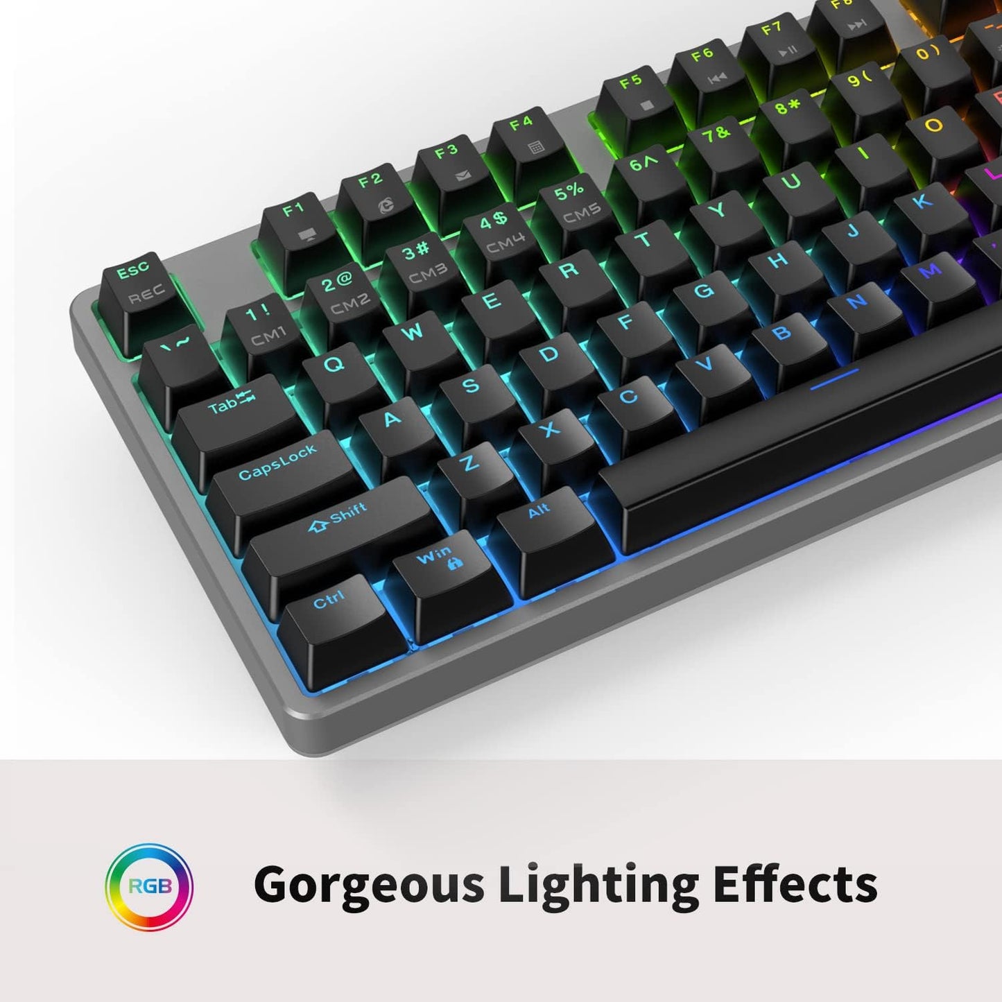 CIY X77 Teclado mecánico intercambiable en caliente.