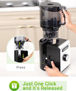 Máquina extractora de jugo Tuumiist TM-780SJ de prensado en frío, 6.5"