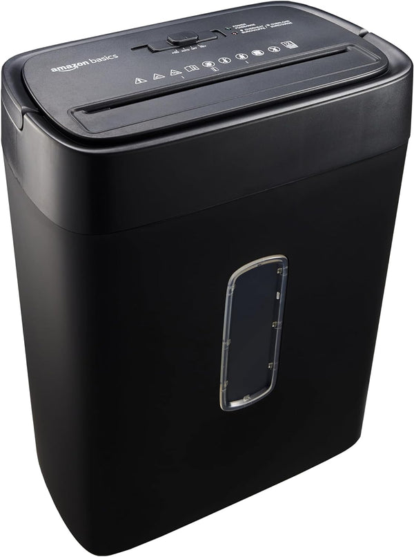 Amazon Basics Trituradora de corte transversal de 12 hojas para papel.(usada)
