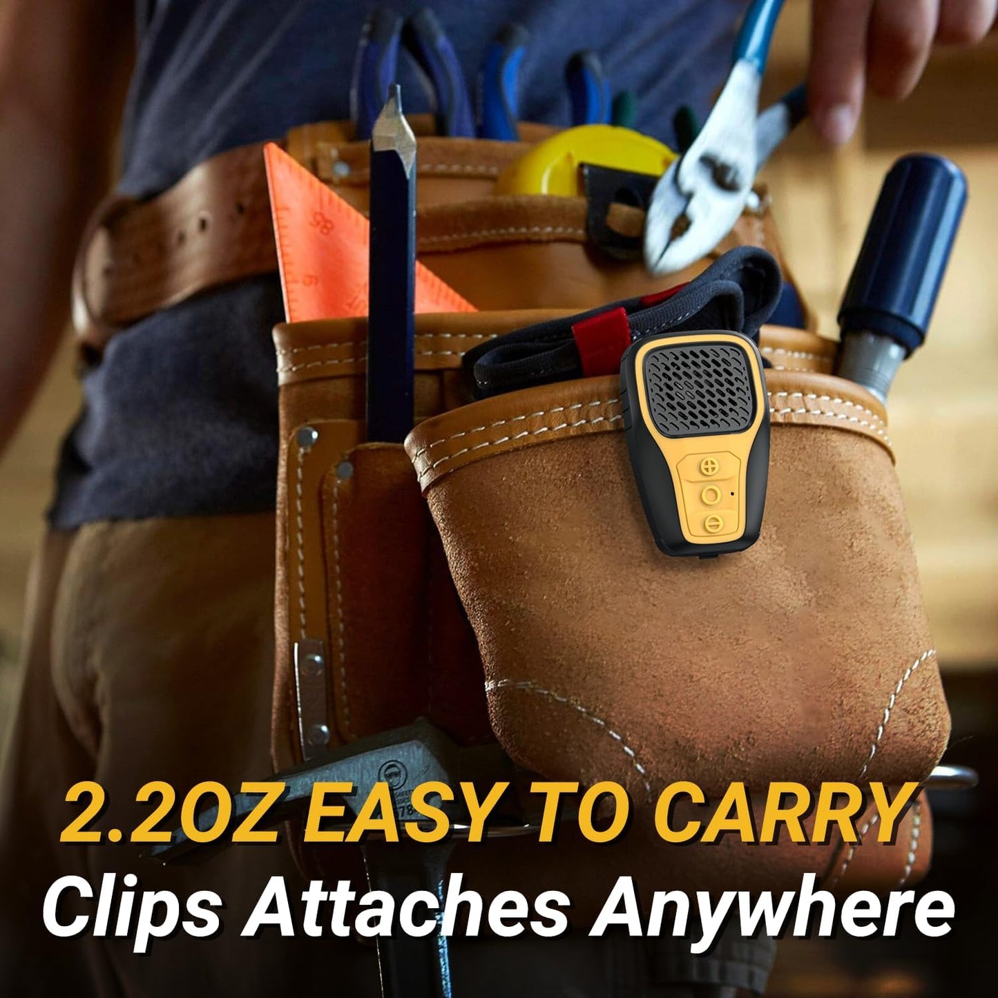 Altavoz Bluetooth portátil Mini, con clip, impermeable IP67.