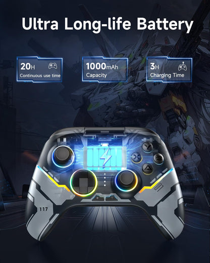 Control Inalámbrico RGB Bluetooth Gamepad Multiplataforma Para PC Android Switch iOS,EasySMX X15