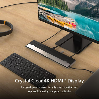 J5create Estación de acoplamiento USB-C 4K HDMI,para MacBook y Windows USB-C.