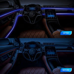 Tira de luces LED para interior de coche, RGB, control por app.