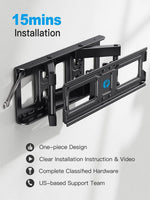 Soporte TV TV 26-74 Pulgadas Pipishell Full Motion