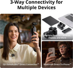 Transmisor DJI Mic 3, inalámbrico Mini para iPhone, cámara, Android.