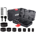Kit de brocas sierra de agujero, KATA, madera-PVC y yeso (DETALLE)