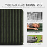 Colchón Intex Dura-Beam Standard 10" Alto, Matrimonial, Bomba de pie.