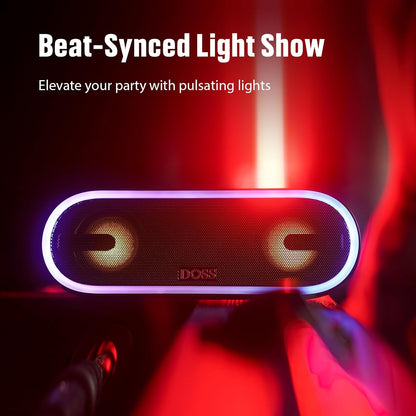 Altavoz  Bluetooth con sonido estéreo, DOSS SoundBox Pro+ P300