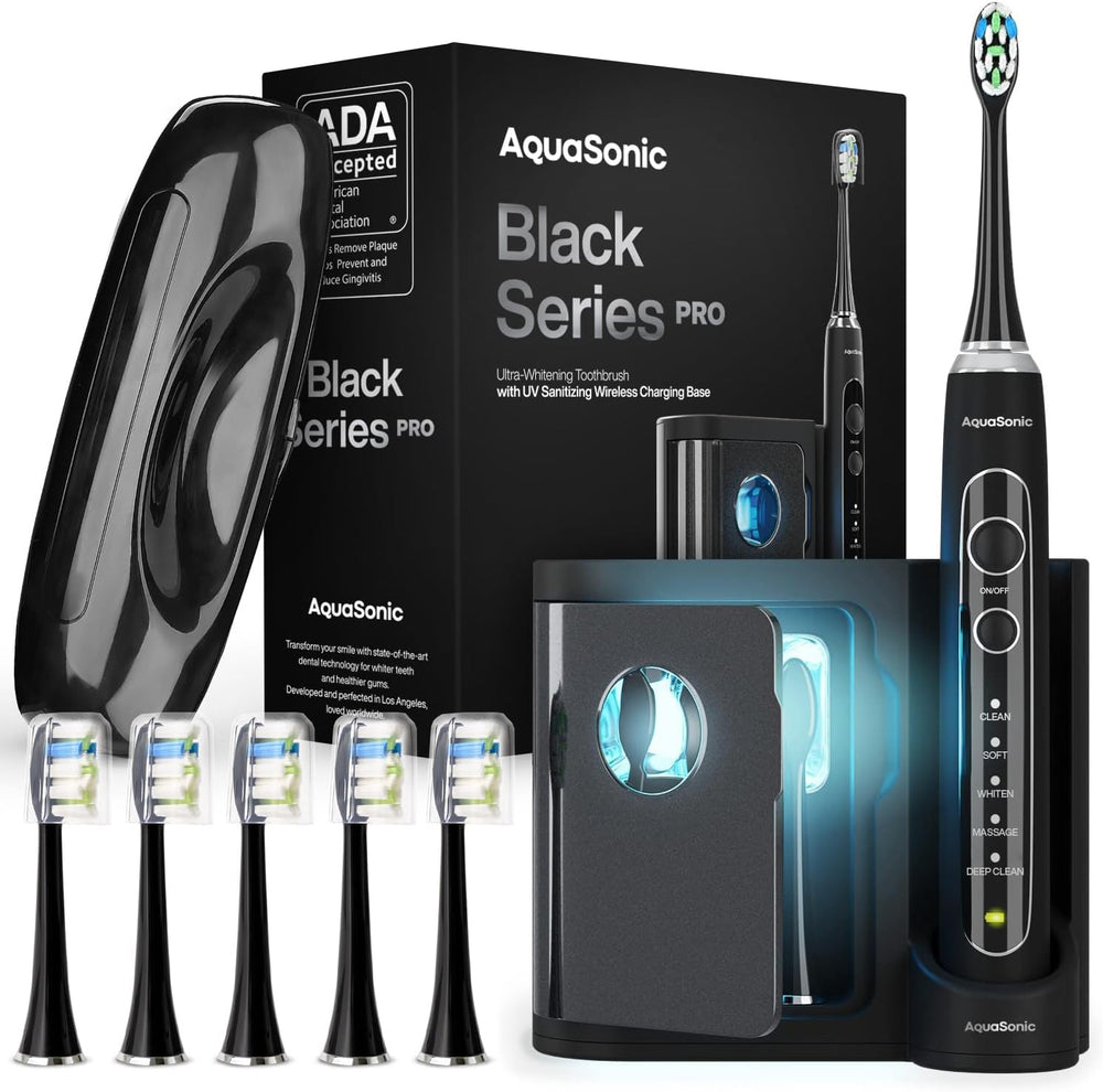 Cepillo Eléctrico AquaSonic Black Series PRO UV