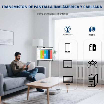 Monitor inteligente 4K Kumezo, 32" sistema operativo Android, Rotativo