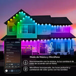 Luces permanentes KSIPZE para exteriores de 100FT, RGB+IC