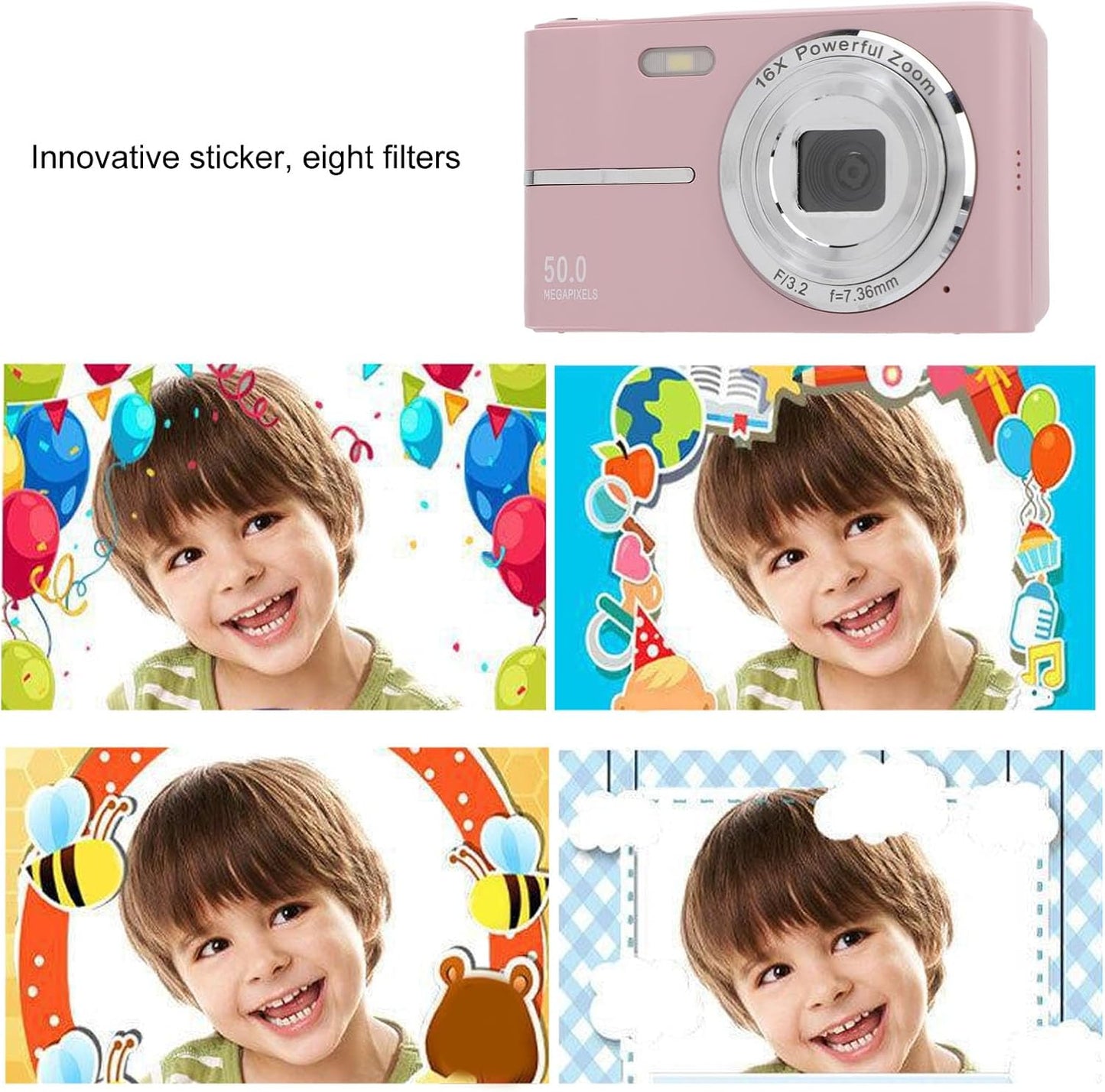 Cámara Digital FHD 1080P, Cámara Digital de Bolsillo.