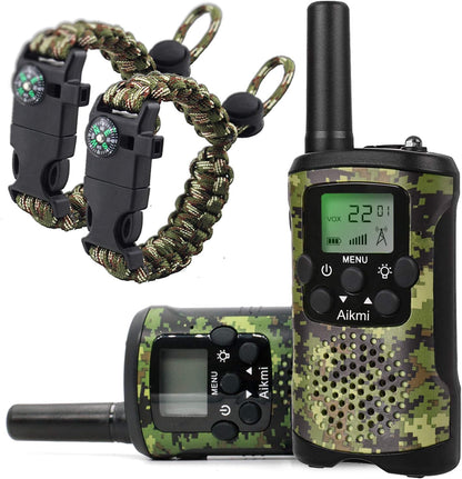 Walkie-talkies niños 8 canales 3 km alcance (USADO)