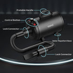 Secador de pelo para perros EGFKI, 5.2HP/3800W, 3 Boquillas.