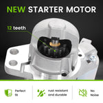 Arrancador 17986N para Chevrolet, motores V6 3.0L 3.6L.