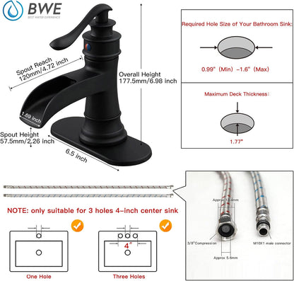 Monomando de lavabo, Best Water Experience, oil/bronce, (USADA).