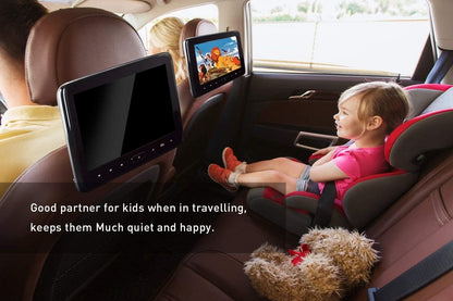 Reproductor de DVD portátil, para reposacabezas de coche, ERAPTA.