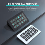 Teclado personalizable, para Apps, modos de juego, Ajazz-Nacode.