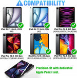 Funda con teclado para iPad Air de 13" e iPad Pro de 12.9" NILLKIN CAJA ABIERTA
