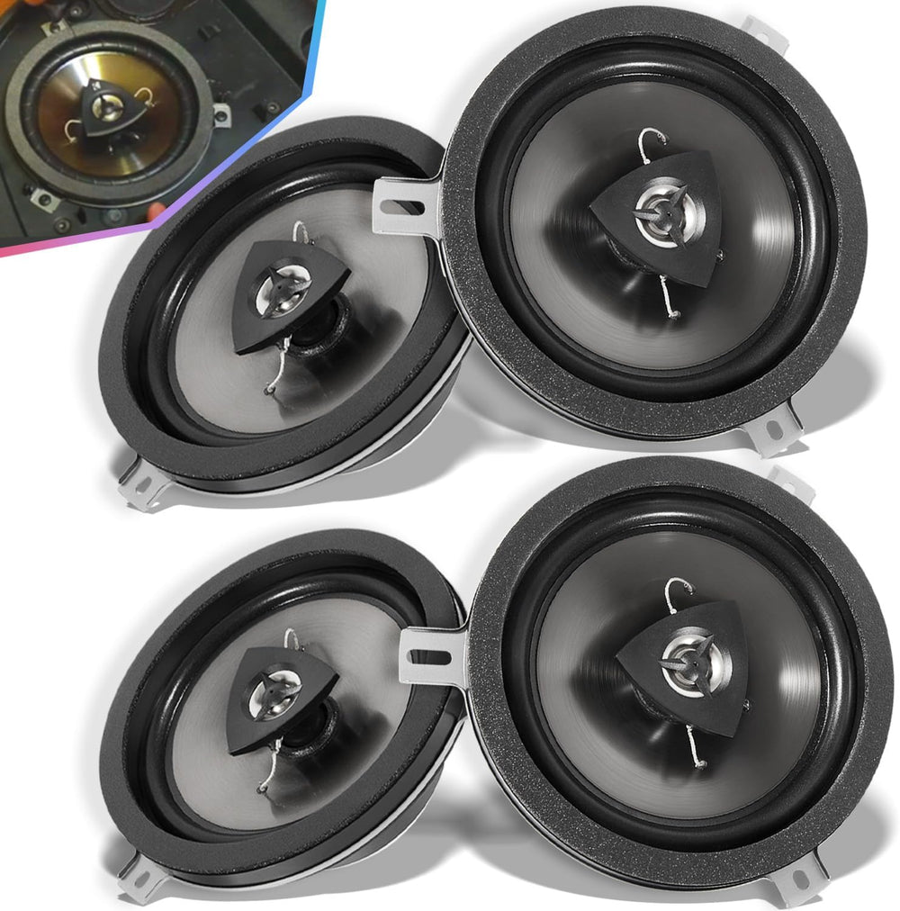 Altavoces de 6.5" para Jeep Wrangler 07-14, PT Cruiser 06-10, 4 Pack