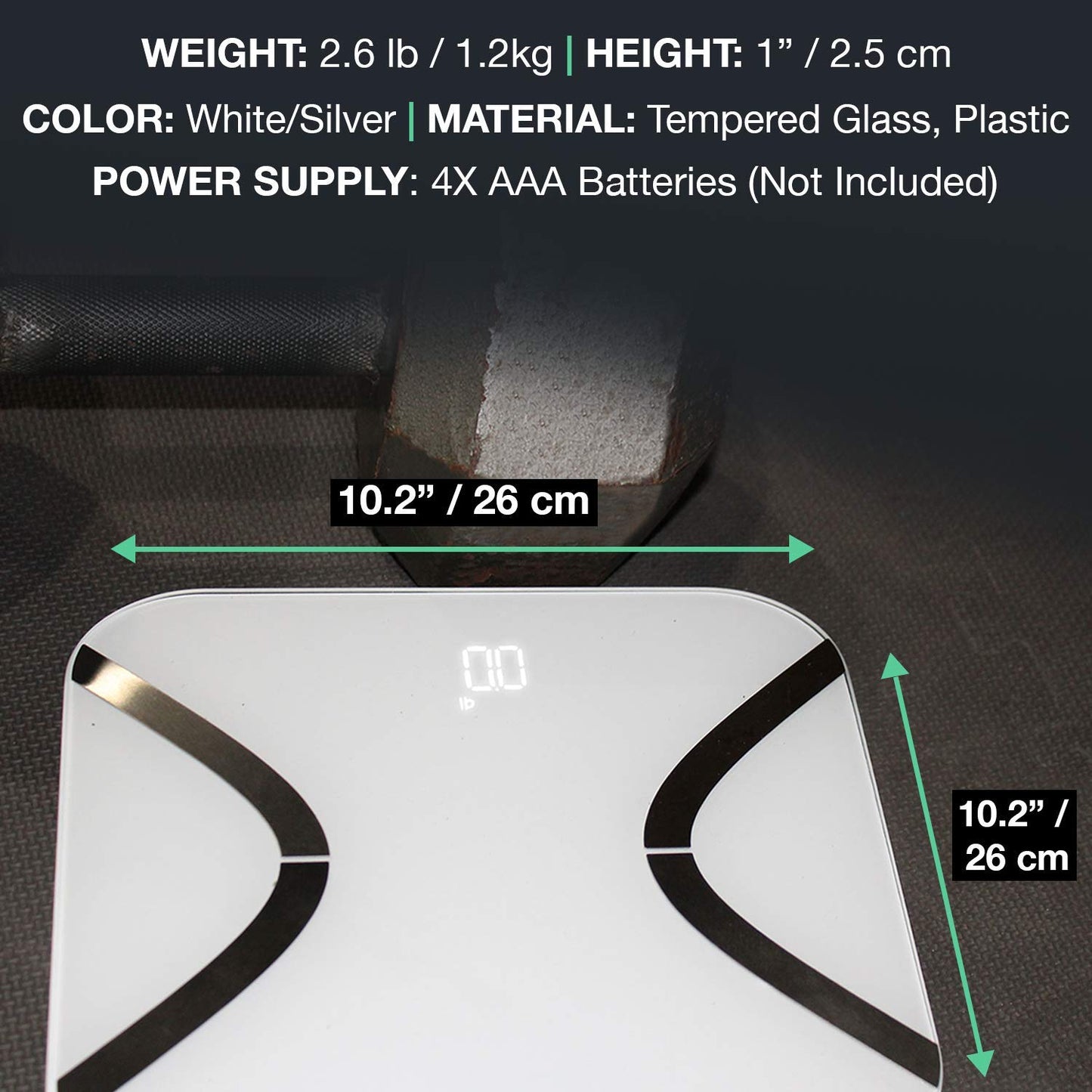 KoreHealth Báscula digital inteligente IMC, grasa corporal, masa muscular y peso .