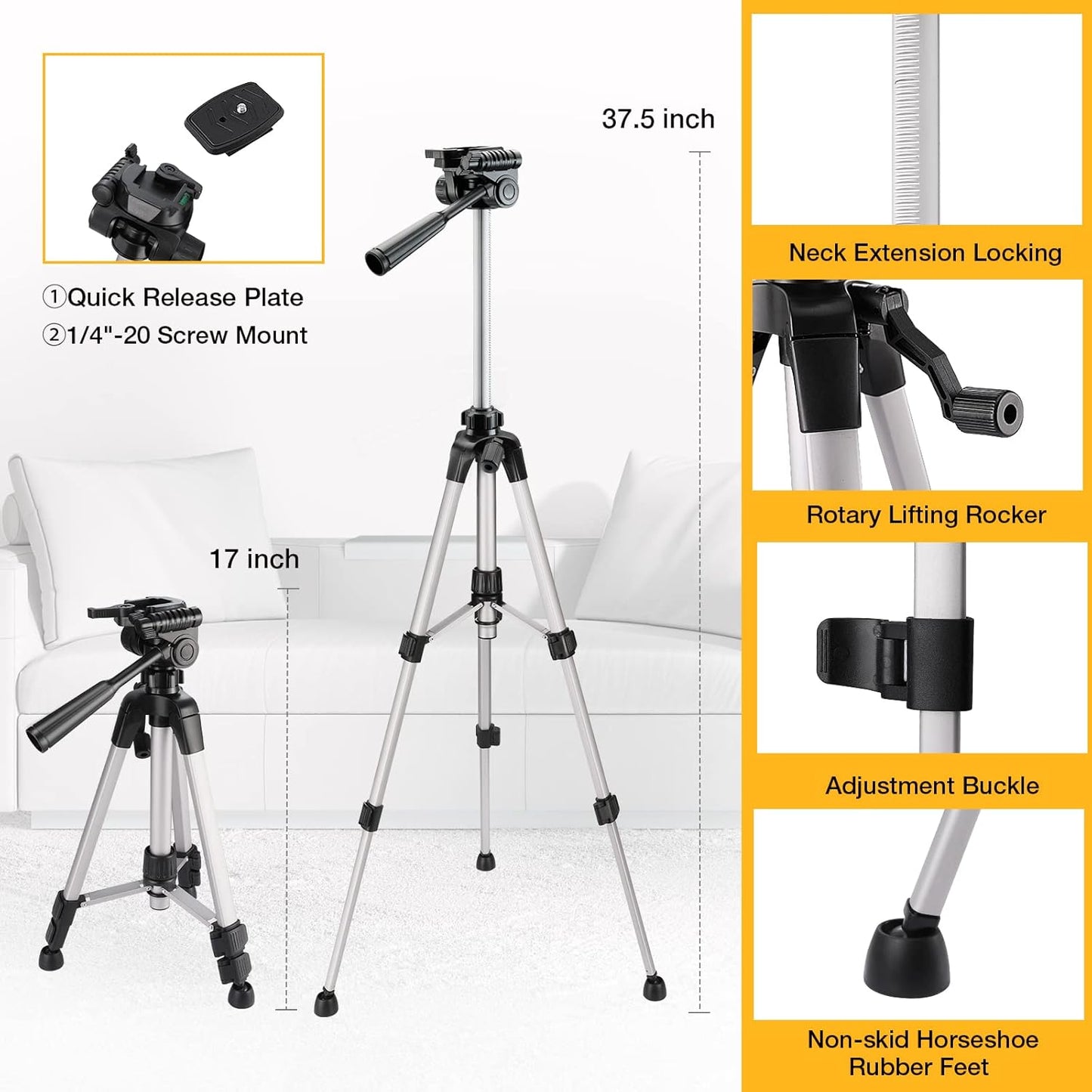 PREXISO Nivel láser de 360° con trípode línea cruzada autonivelante