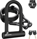 Candado para Bicicleta, Sportneer, Grillete de 17 mm, Con llaves.