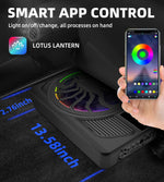 Subwoofer y amplificador para automóvil de 1600 W, luz RGB (USADO)