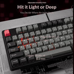 Teclado mecánico con cable Keychron C3/HE/TKL, interruptores magnéticos