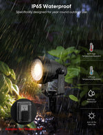 Luces de jardín Appeck C6612-E, con estacas RGBW, con control-App