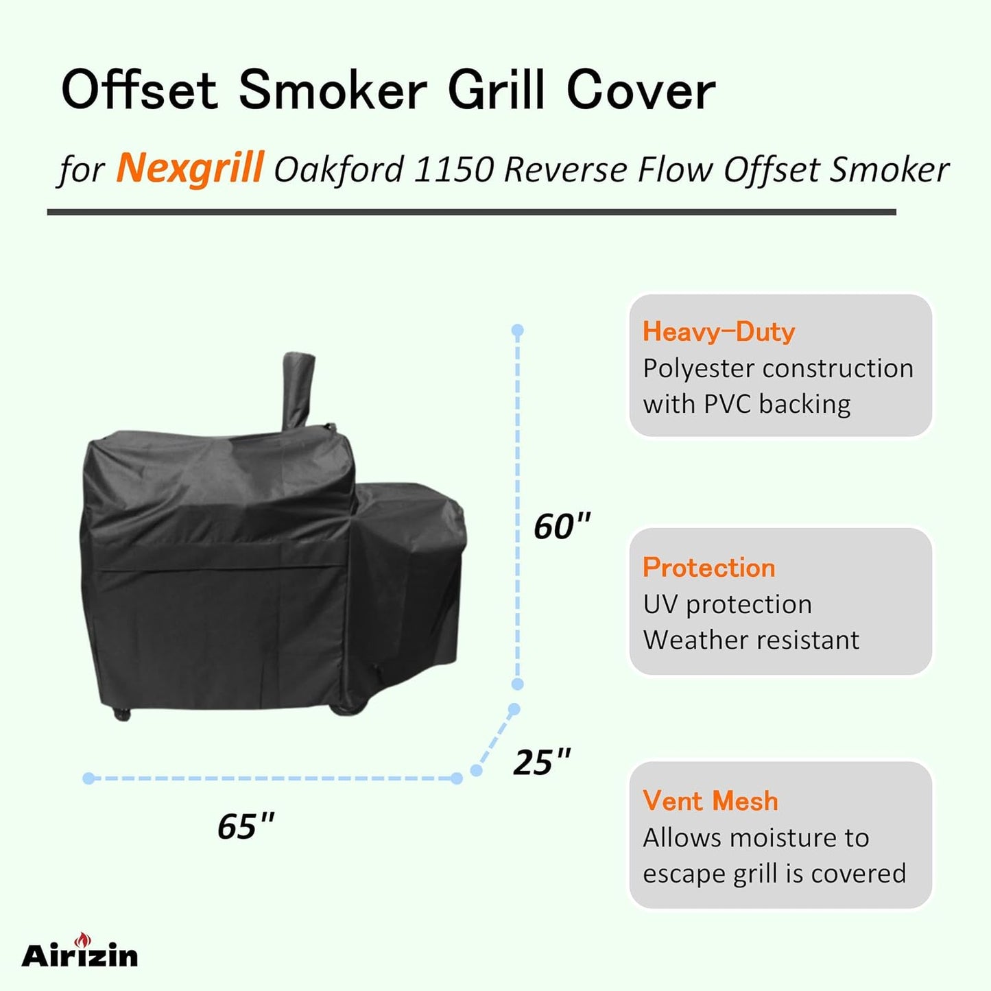 Cubierta de repuesto para parrilla Nexgrill Oakford 1150