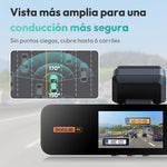 Dashcam para Auto Delantera y Trasera, BOTSLAB 4K+2K, (SIN CAJA).