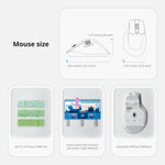 Mouse Gamer Keychron M6 30000 DPI Bluetooth Blanco