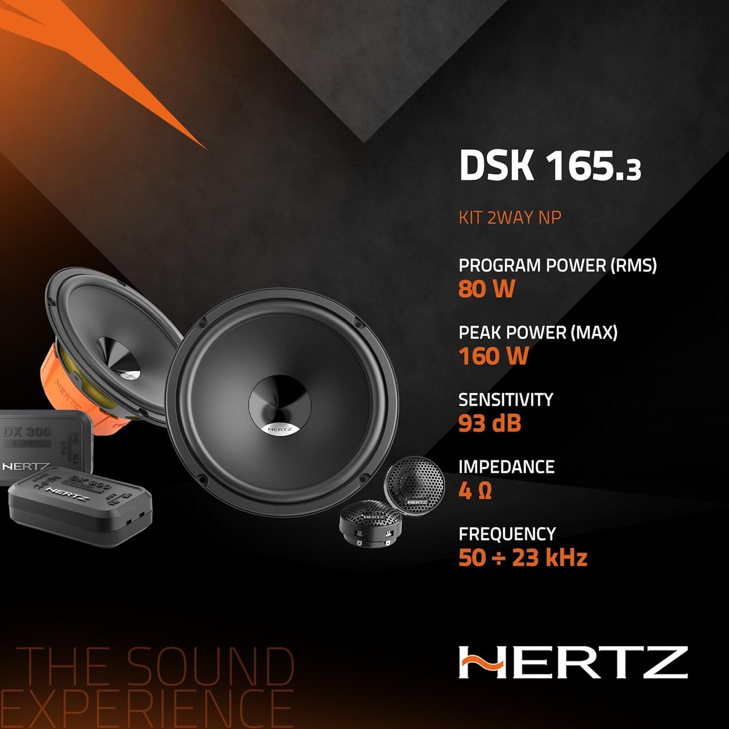 Hertz Audio Sistema de altavoces por componentes DSK 165.3