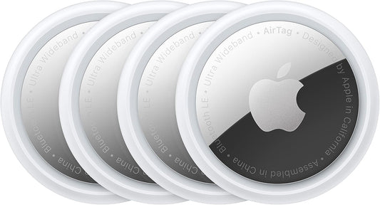 Apple AirTag (Paquete de 4), resistente al agua y polvo, IP67.