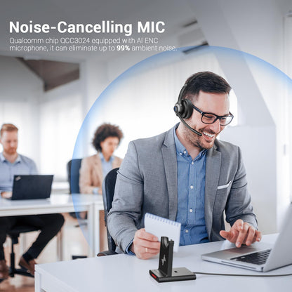JIAMQISHI, Auriculares BT, wireless  c/micrófono.(USADO)