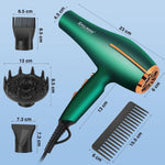 Secador de pelo Pro Ionic Salon Xpoliman, secado rápido 2000 v
