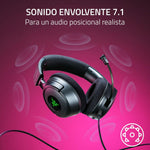 Audífonos Gamer Razer Kraken V4 X Con Cable USB-C