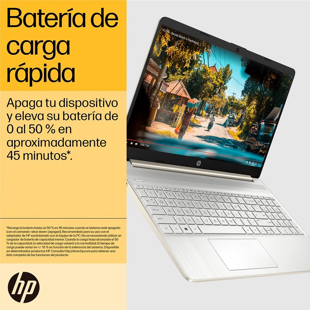 HP Laptop, AMD Ryzen 7, Windows 11 Home, Teclado en Español.