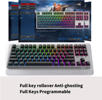 CIY X77 Teclado mecánico intercambiable en caliente.