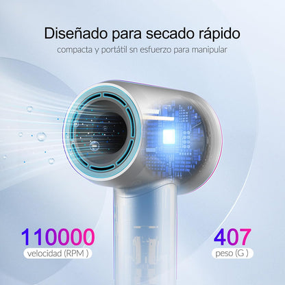 Secador de pelo profesional Laifen SE, con 3 Nozzles, de alta velocidad.