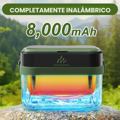 Lonchera eléctrica inalámbrica Snidomn, cap. 6,3 tazas (USADO)