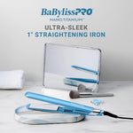 Plancha alisadora ultra-delgada BaByliss PRO, Nano Titanium, 1"/25mm.