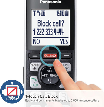 Teléfonos inalámbricos Panasonic KX-TGF975B, Bloqueo Llamadas.